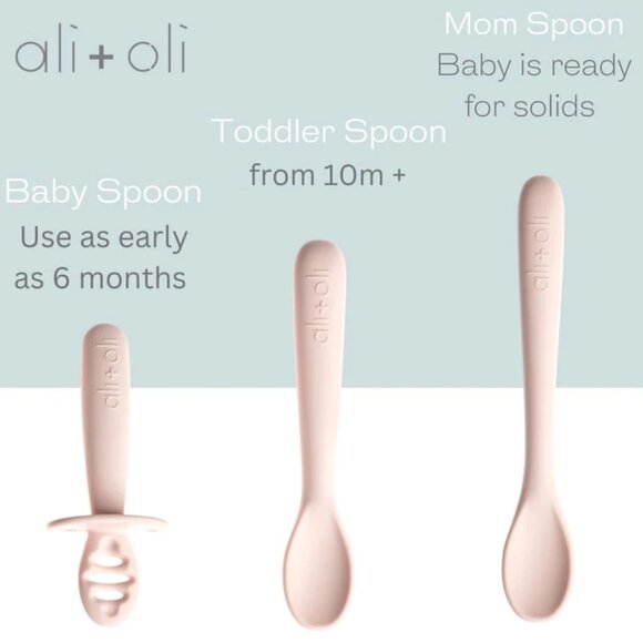 Pink Spoon Set for baby (6M+) - Picture 2 of 2